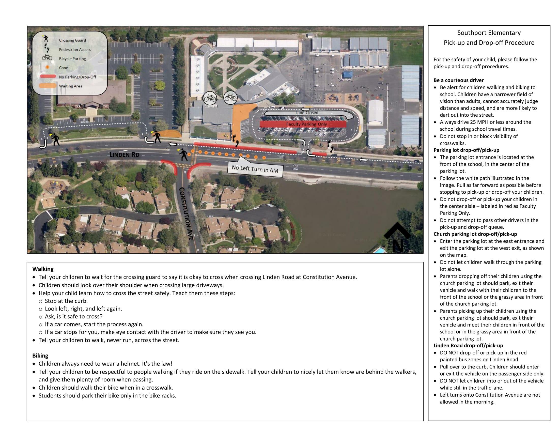Pick up and Drop off procedure
